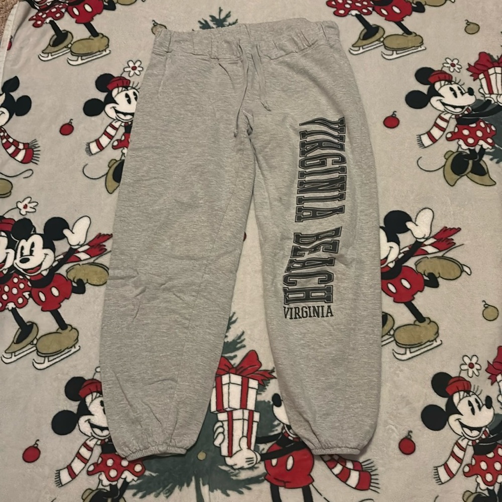 Grey sweatpants